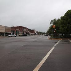 Town square, Perry, OK