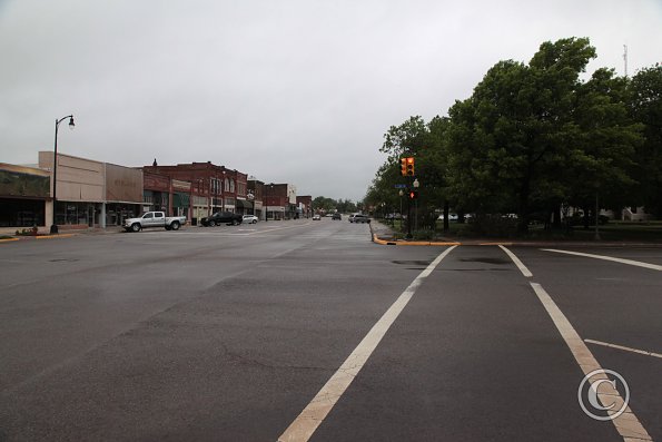 Town square, Perry, OK